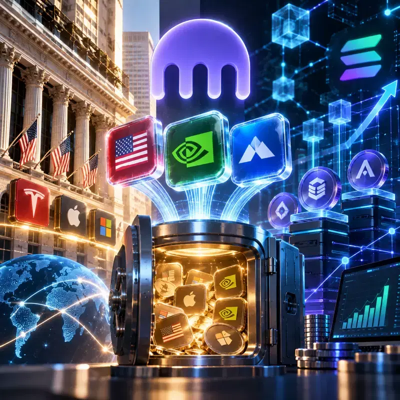 Kraken Launches xStocks Vault..."Lend dormant US stocks to DeFi and earn interest"