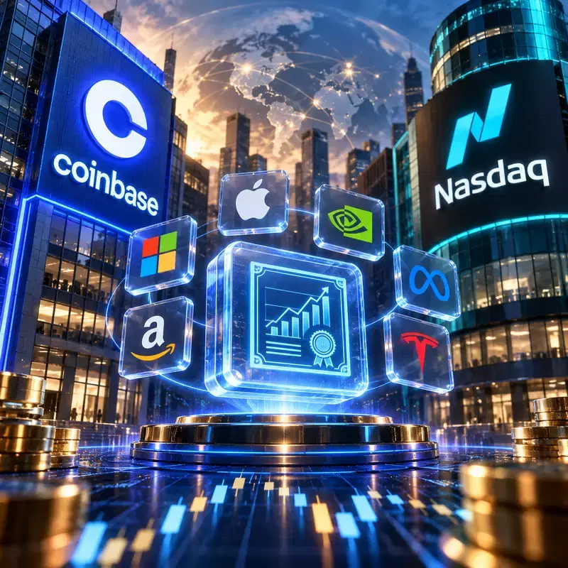 코인베이스(COIN) vs 나스닥, 토큰화 주식 쟁탈전 돌입...최종 승자는 누구?