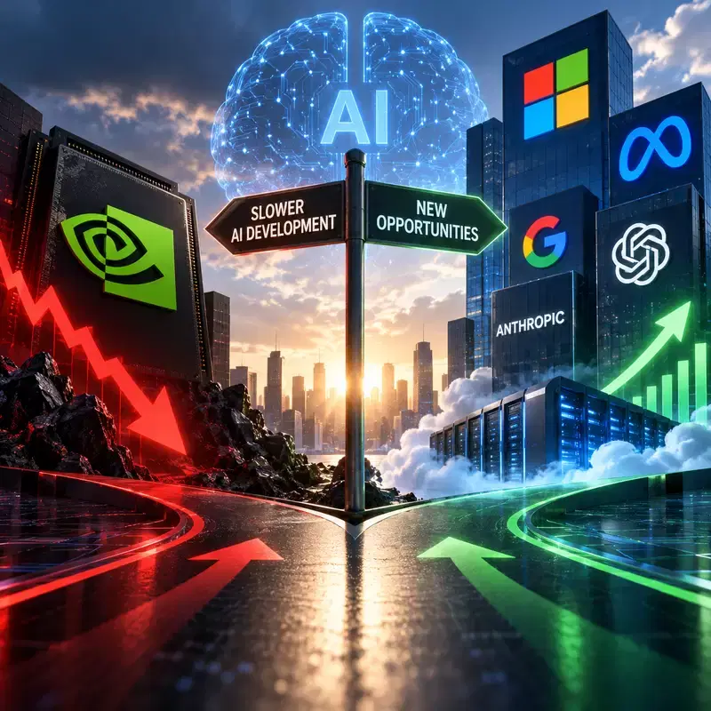 AI 속도 조절론, 엔비디아(NVDA)에는 악재...MS·메타에는 '대역전' 기회