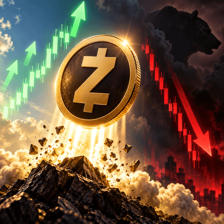 지캐시(ZEC) 7% 급락 1,217달러…저항선 돌파 실패에 1,186달러 시험대