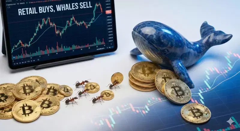 비트코인(BTC), 2만 5,700개 차익 매물 폭탄..."개미들 환호할 때 고래는 털었다"